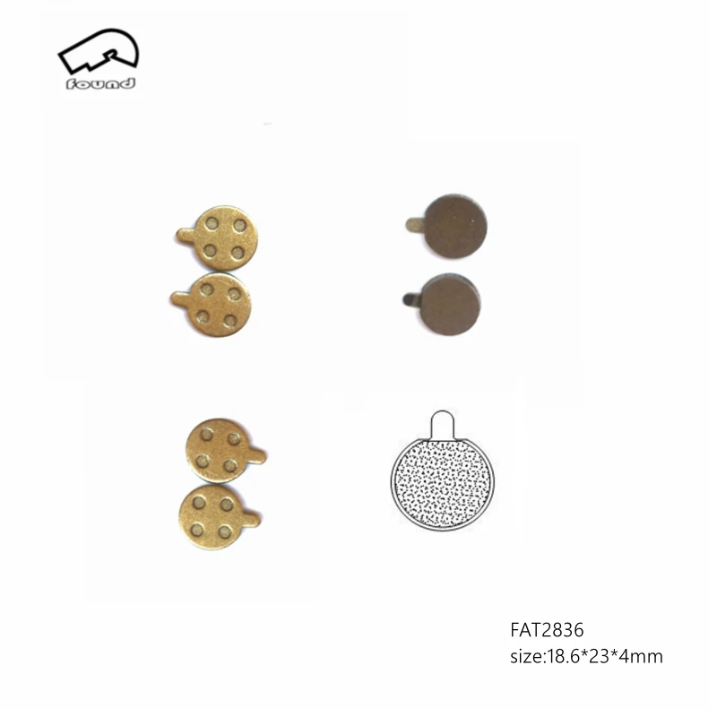 8 пар Медь сплава спеченный Велосипедный тормозной колодки для зум механические