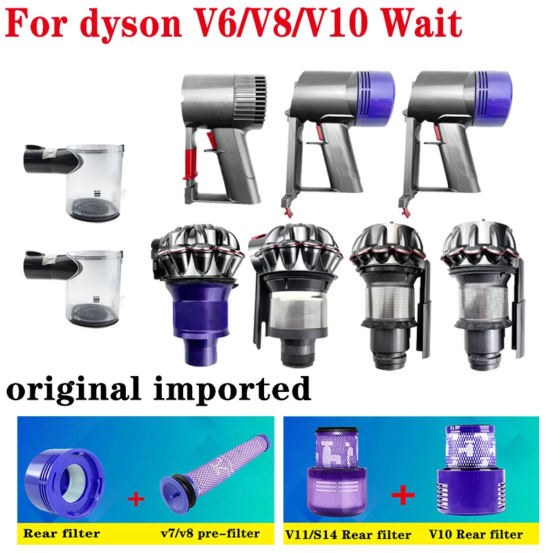 

For Dyson V11 V10 V8 V7 V6 S14 Robot cordlessÂ Vacuum Cleaner Accessories Side Brush HEPA electric mop Cyclone motor spare parts