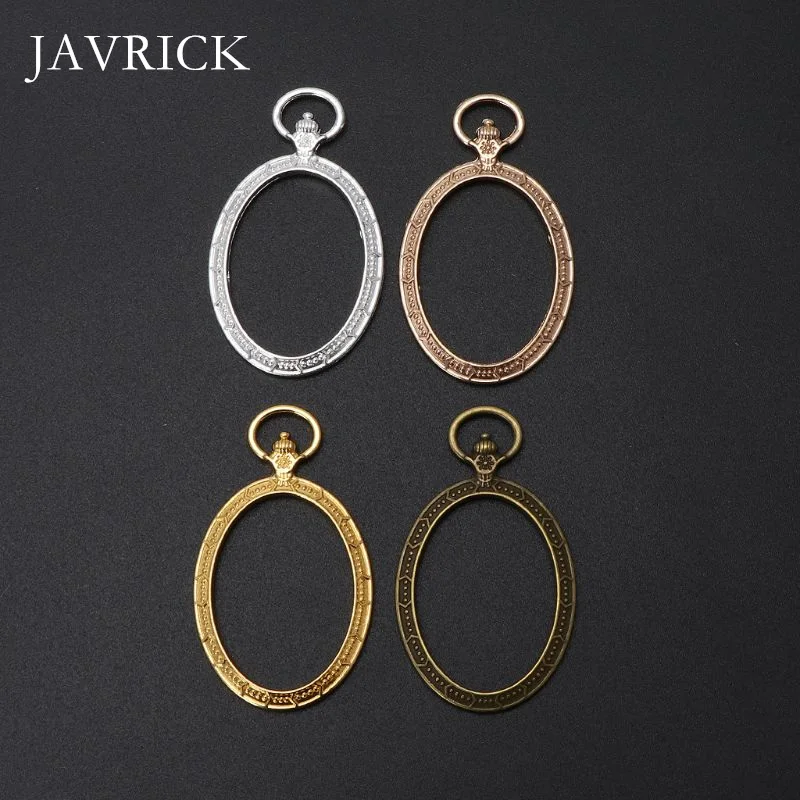 5 шт. овальные карманные часы металлические оправы подвеска открытая задняя