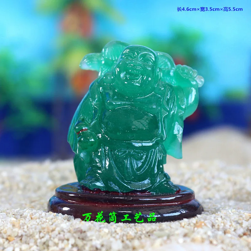 Maitreya сумка Будды домашнее украшение из смолы для кукол | Дом и сад