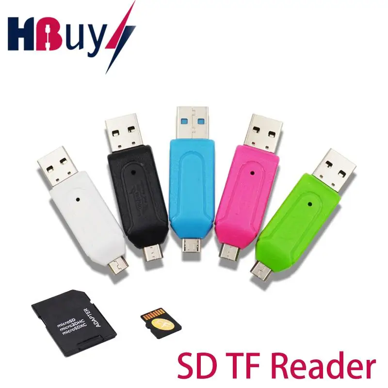 

Считыватель карт памяти USB-SD Micro SD TF кардридер для ПК Аксессуары смарт-кардридер SD кардридер высокая скорость передачи