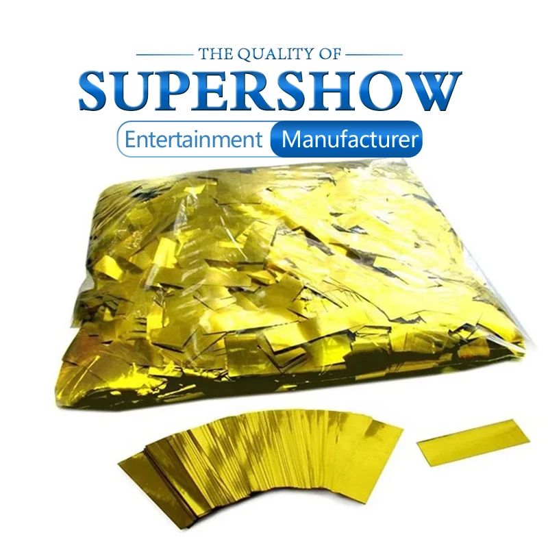 Бесплатная доставка 2 кг конфетти бумага серебро и золото сценическое освещение