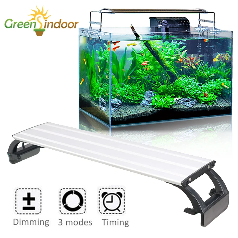 Светодиодный светильник для аквариума ing 60 см растительный аквариум RGB таймер