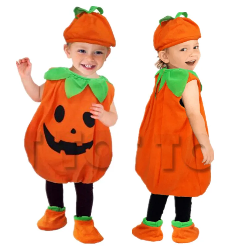 

Newly Cosplay Halloween Toddler Baby Kid Pumpkin Print Sleeveless Romper Jumpsuits baby girl clothes halloween clothes Suit