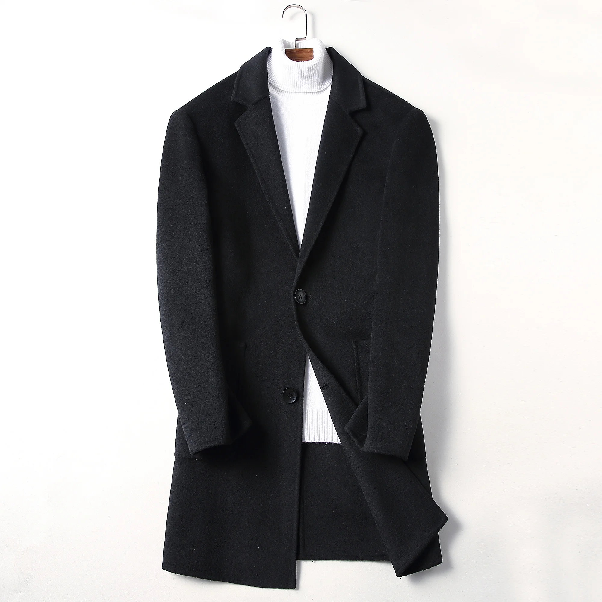 winter jacket men's high quality casual wild men's jacket with buttons