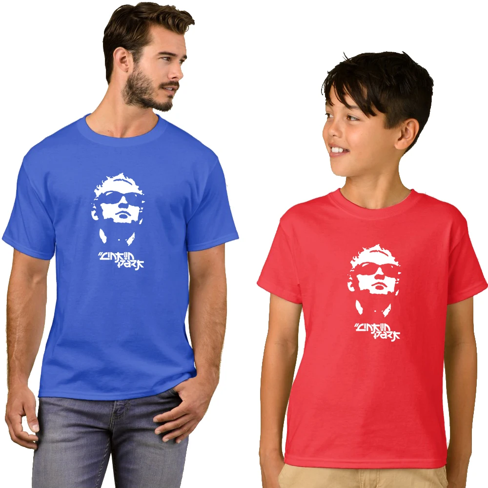 LYTLM/топы для мальчиков футболка Честера БЕННИНГТОНА Homme одежда папы и сына в стиле