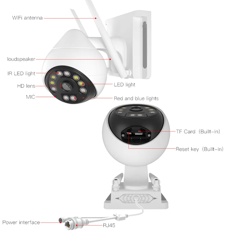 IP-камера Vstarcam 3 Мп PTZ Wi-Fi ии P2P | Безопасность и защита