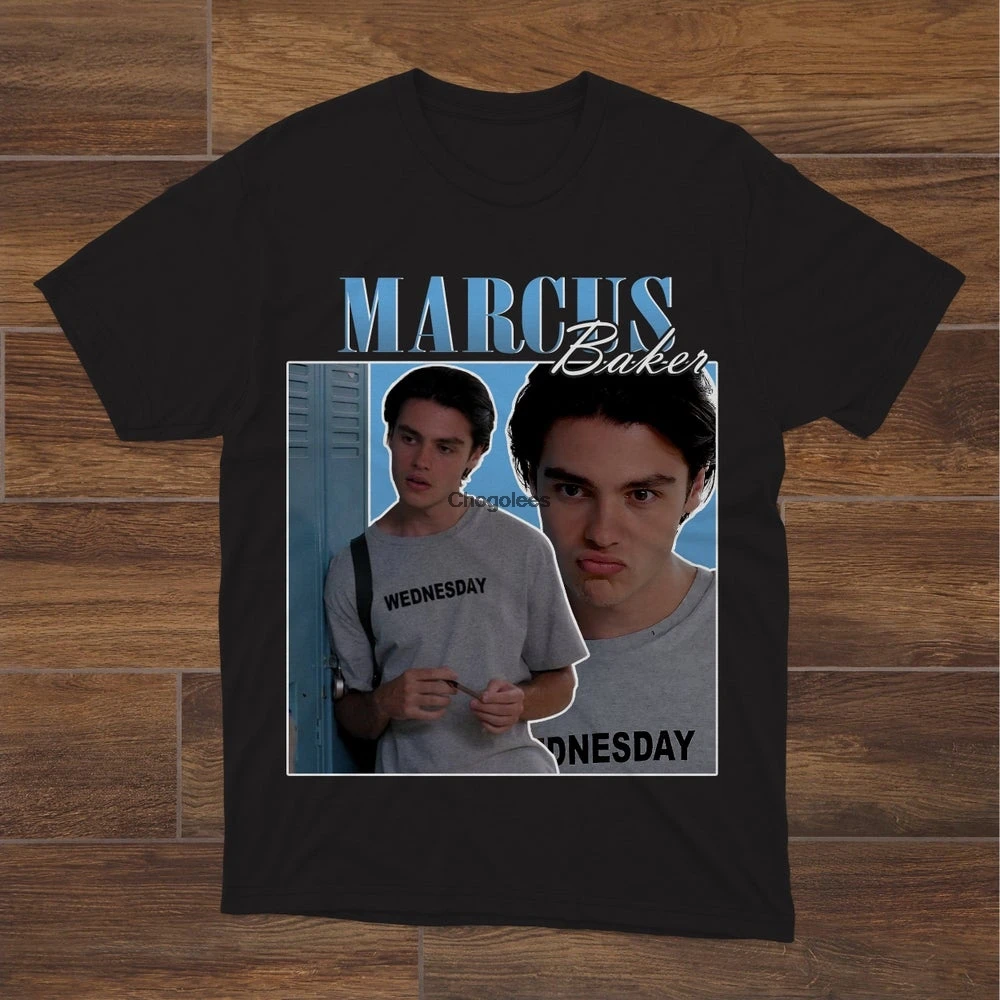 

Marcus Baker Vintages 90s Tee Wednesday Tee Ginny & George Fan Made Tee Felix Mallard Fan Tee