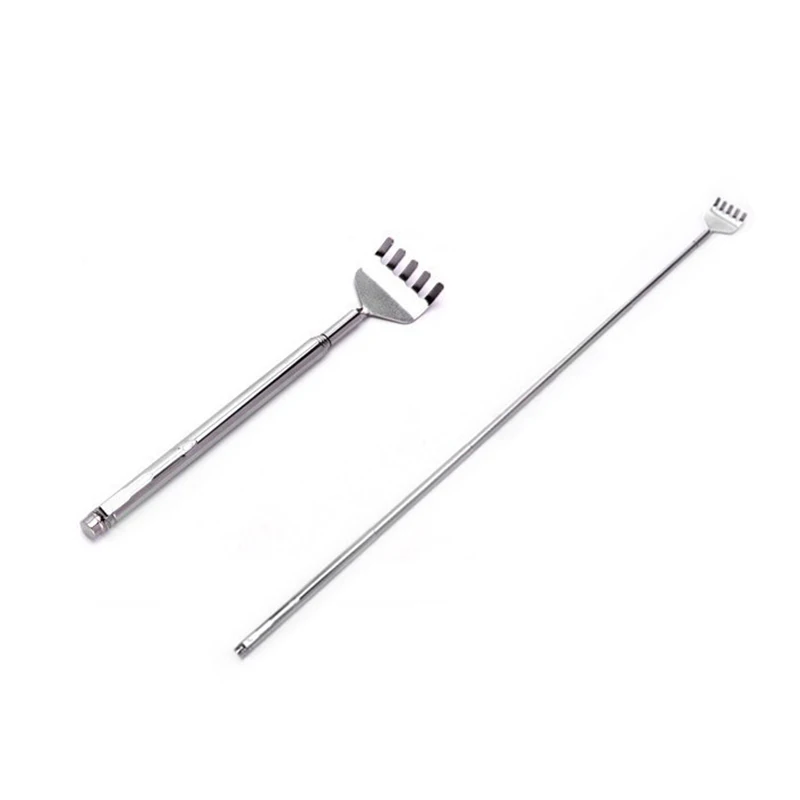 1 шт. практичный портативный регулируемый нержавеющий зажим для ручки чесалка