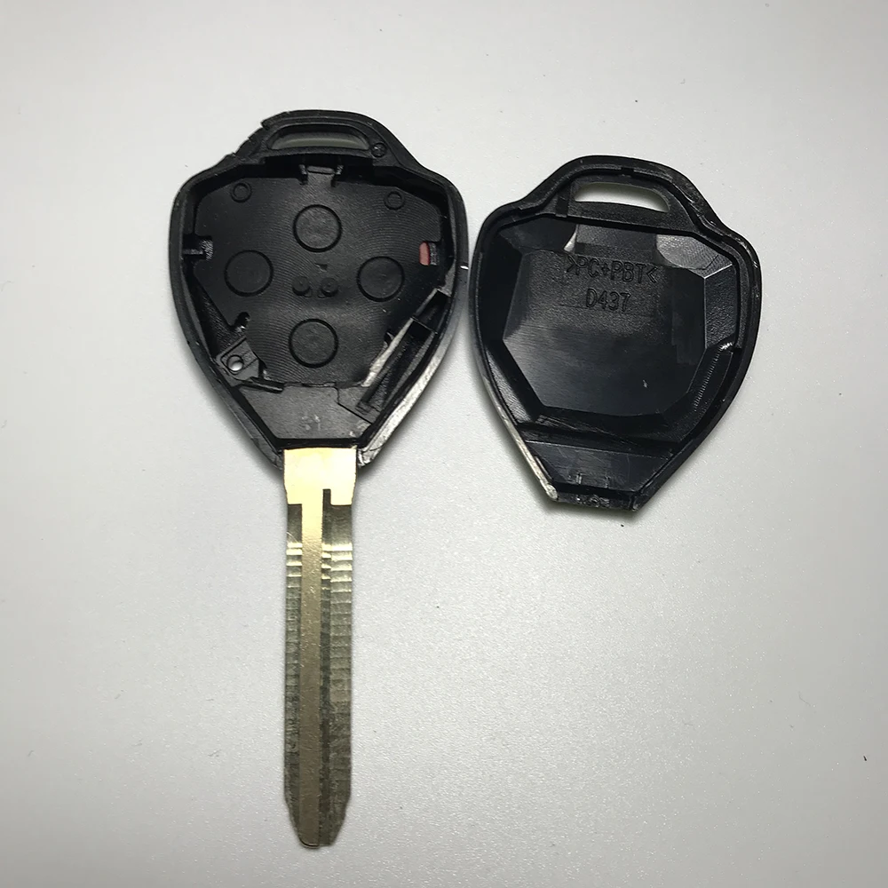 Самый дешевый 10 шт./лот 3-кнопочный чехол для дистанционного ключа Toyota