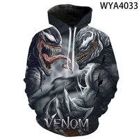 spring and autumn venom harajuku sweatshirt mens and womens childrens 3d hoodie 2021 fashion youth casual long sleeve cool sw