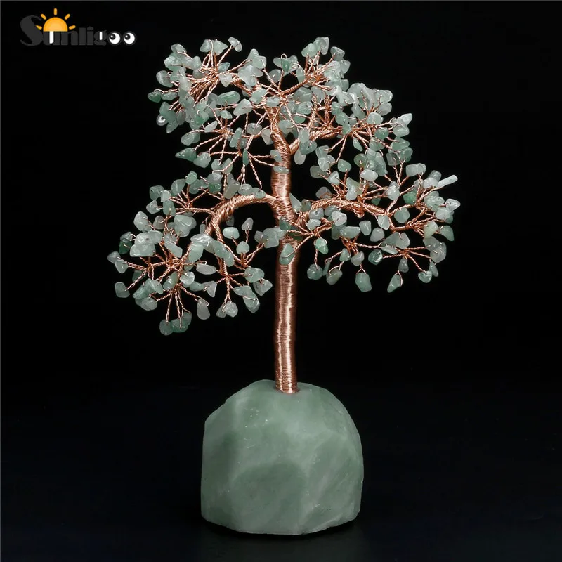 Sunligoo новинка 7 ярких кристаллов медное украшение для денег и натуральное