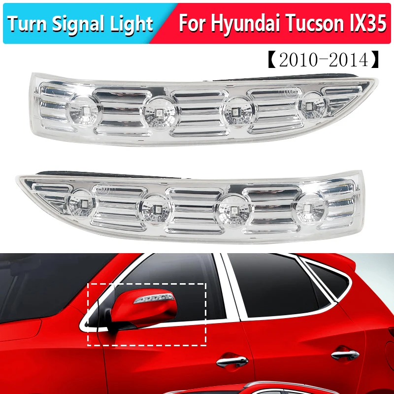 

Side Lamp Rearview Mirror LED Amber Turn Signal Light Indicator Light Lamp For Hyundai Tucson IX35 2010 - 2015 87614 2S200
