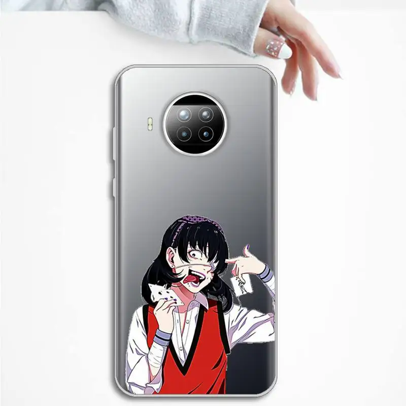 

Kakegurui Phone Case Transparent for Xiaomi Redmi note 10 t 8 9 pro lite 11