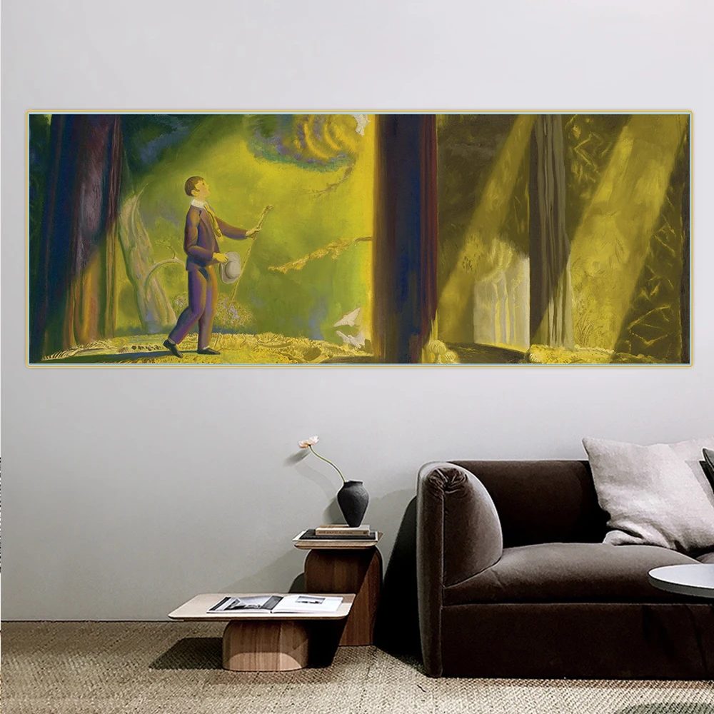 Цитон Джордж Bellows journey путешествие молодежи Canvas Холст Картина маслом пепел может