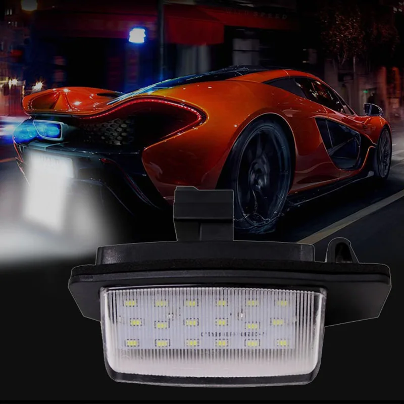 2 шт. LED фонарь освещения номерного знака 18 светодиодов авто запасные части для