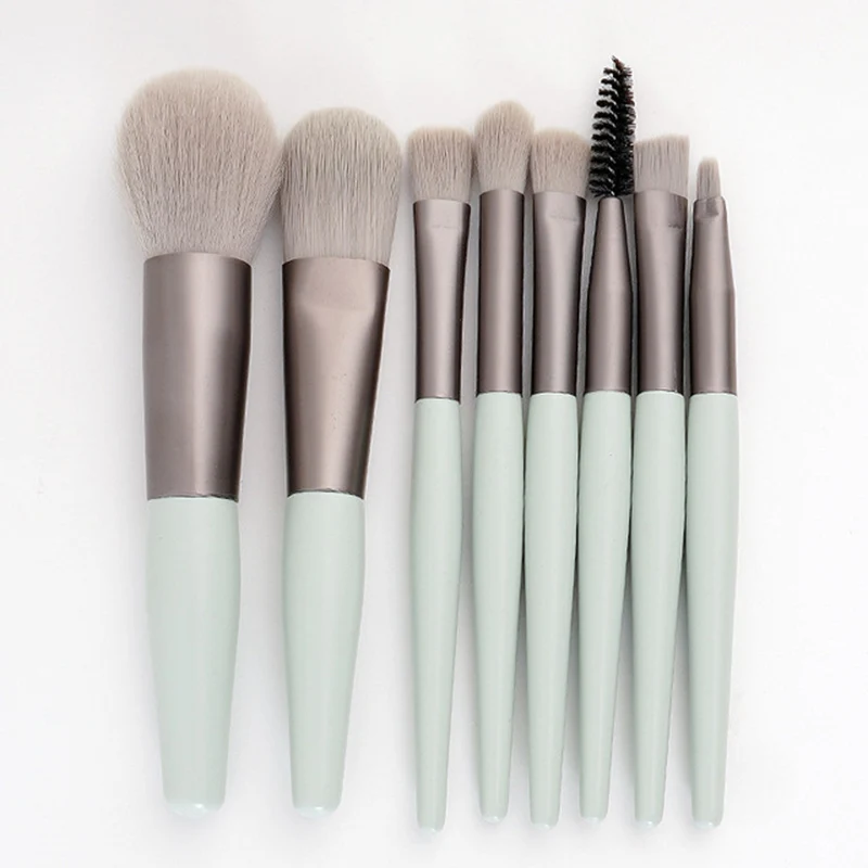 

Cosmetics, Beauty And Makeup Brushes And Tool Kits For Powder, Eye Shadow, Foundation, Blush, Blending 10 Pieces,
