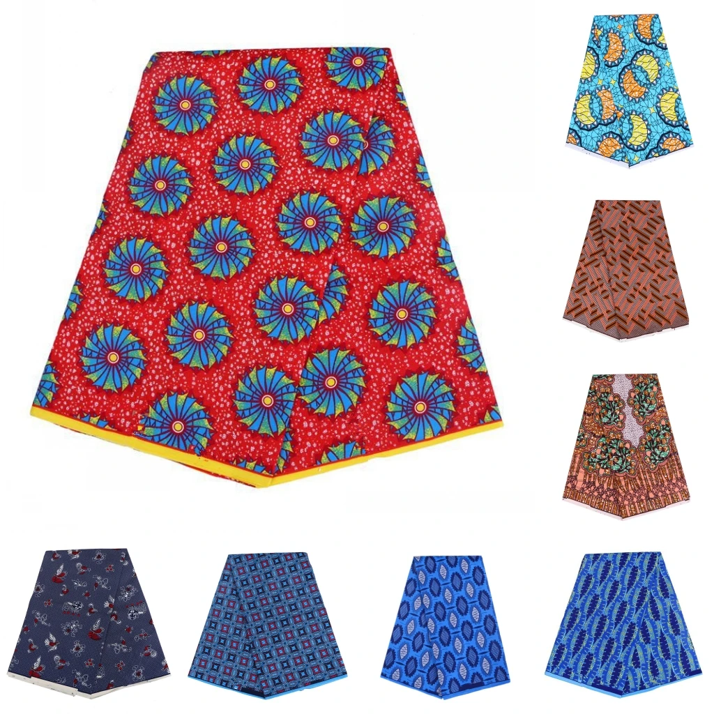 Настоящий Африканский воск окрашенный принт текстиль Высокое качество Дашики
