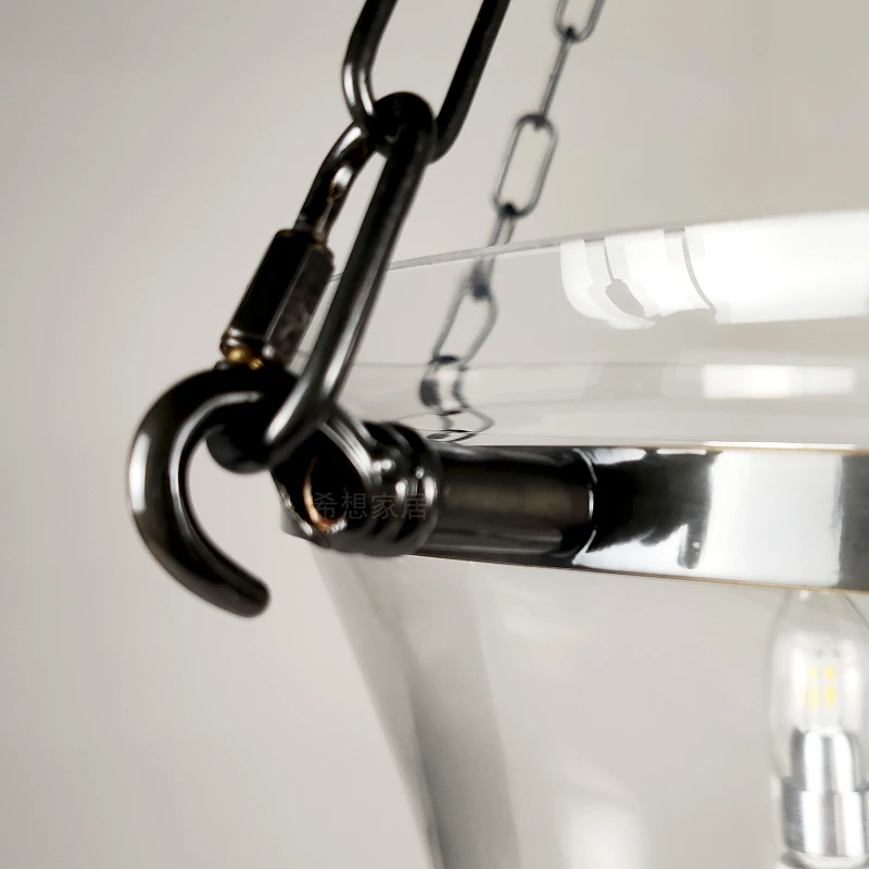 Простой американский стиль гостиной в форме колокольчика медная стеклянная