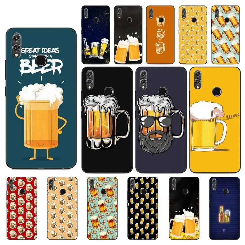 

YNDFCNB Beer Phone Case For Huawei Honor 8X 8A 9 10 20 Lite 30Pro 7C 7A 10i 20i