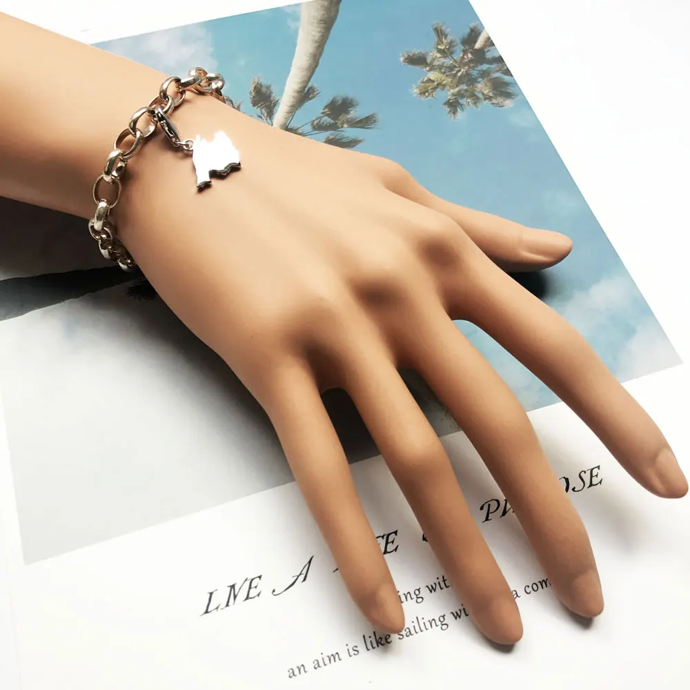 Mallorca карта подвеска подвески серебро 925 испанский остров ювелирное изделие