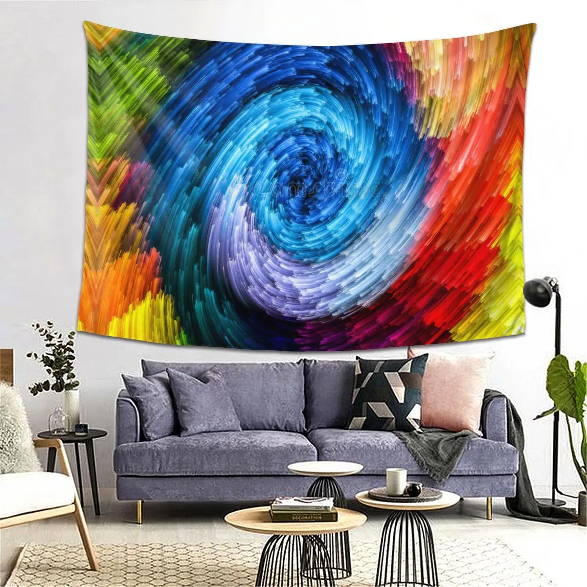 

psychedelic hanging fabric background wall covering home decoration wall blanket tapestry bedroom wall hanging