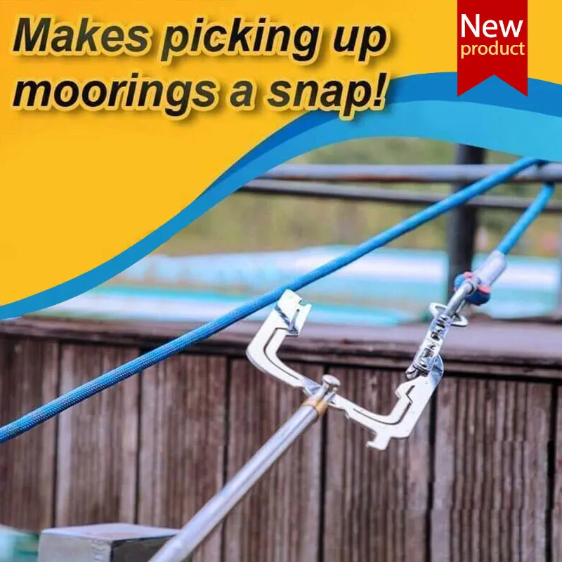 

Threader Accessories Teepol - Multipurpose Dock Hook Tool Unique Desing Stainless Steel The TEEPOR-Easy Long-distance