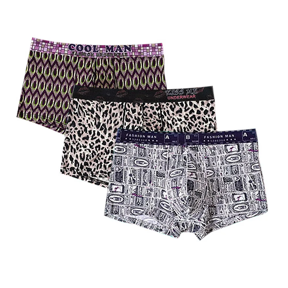 CYSINCOS Mens Boxer Cotton Underpants Knickers Sexy Shorts Underwear Masculina Clothes |