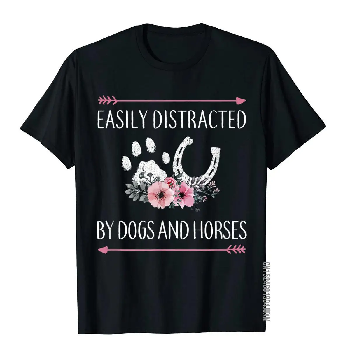 

Футболки с лошадью для женщин, легко отвлекаются собаками и лошадьми, футболка в продаже, Мужская футболка, пляжный топ, футболки из хлопка