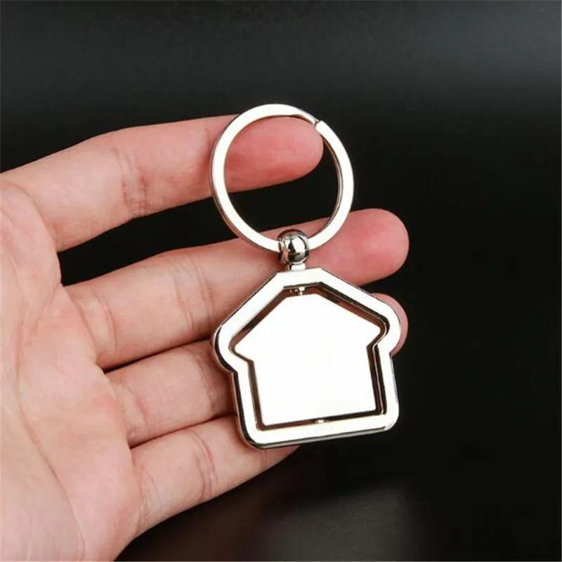 

2021 New Fashion Revolving Room Cute key Chain New Men Women Metal Hanging Multifunction KeyChain Best Gift Key Ring jewelry Hot