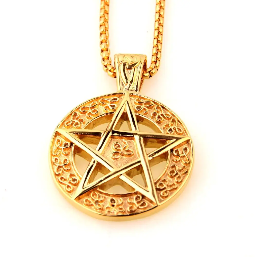 

Мужские ожерелья подвески на цепочках со звёздами из нержавеющей стали, в стиле панк-рок, в стиле хип-хоп, для мальчиков, модные украшения, по...