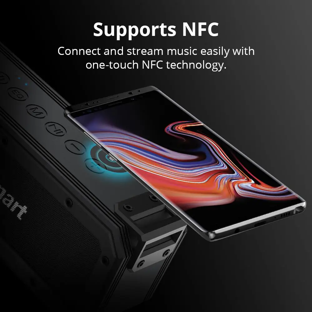 Original Tronsmart Force+ SoundPulse™ Portable Bluetooth 5.0 Speaker with IPX7 Waterproof 40W Max Output 15H Playtime | Электроника
