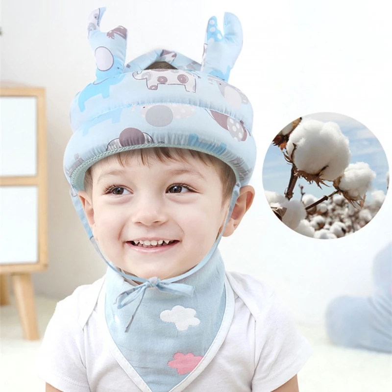 

Baby Head Protector Hat Breathable Safety Helmet Anti-shock Head Protection Cap Adjustable Headguard for Toddlers Infant