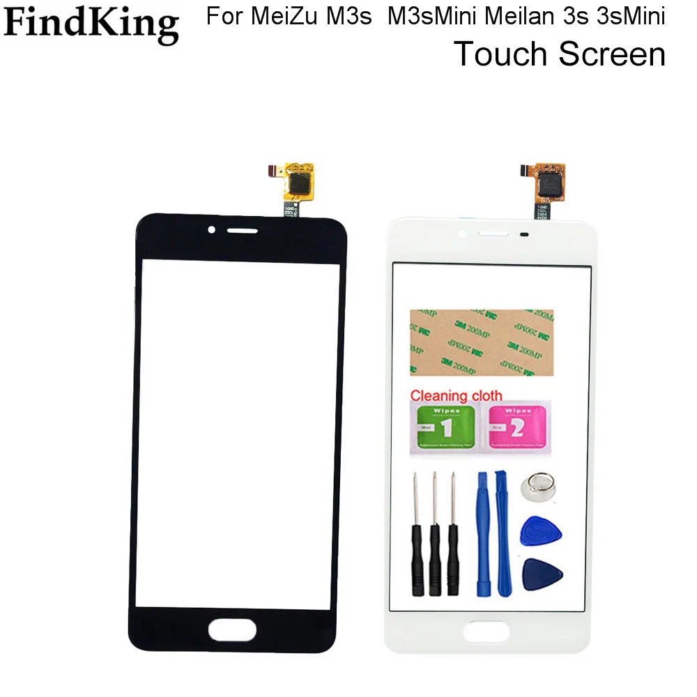 

5.0'' Touch Screen For MeiZu M3s M3sMini Meilan 3s 3sMini Touch Screen Panel Glass Sensor Digitizer Tools Adhesive