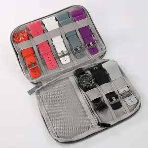 Portable Travel Watch Strap Organizer Watchband Holder Storage Bag
Zipper Pouch Wearable Devices Accessories