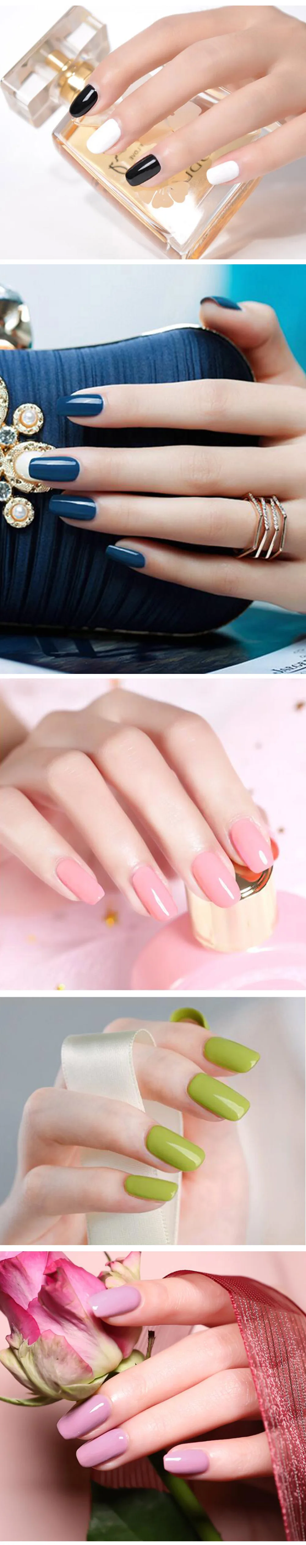 MIZHSE набор гель-лака UV Vernis Полупостоянный Гель-лак лаковое гелевое покрытие для ногтей Отмачивание Чистый Цвет Гель-лак Подарочная коробка салонные наконечники