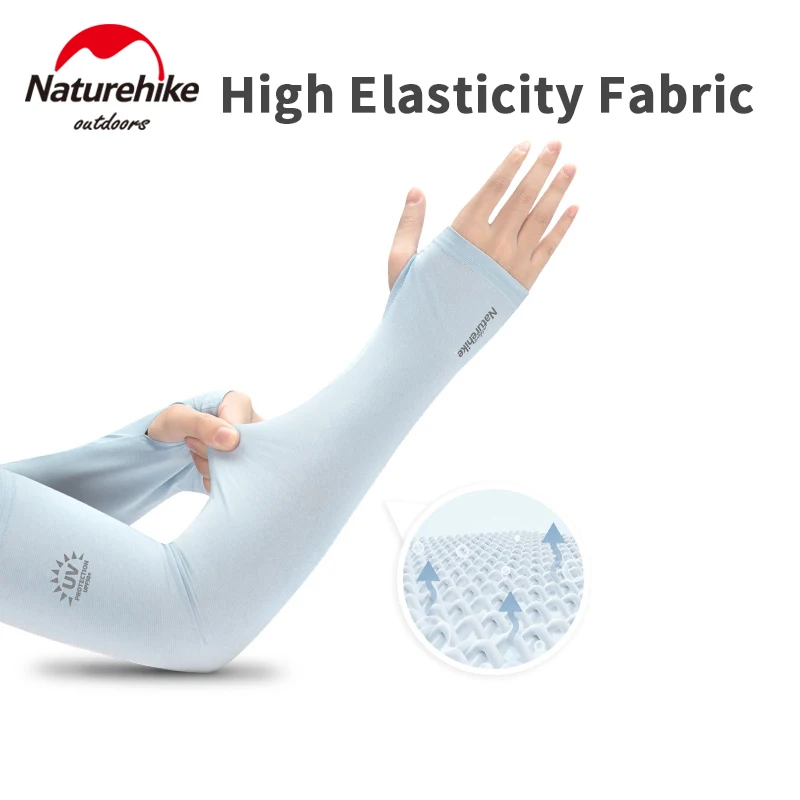 

Naturehike Outdoor Sports UV Ice Sleeves 42g/Pair No Finger Woman/Man Long Gloves Non-Slip Running Fishing Summer Sleeve