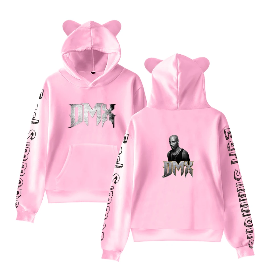 

DMX Kids Hoodie Cat Ear Cap Dark Man X Boys and Girls Shirt Kawaii Crop Top