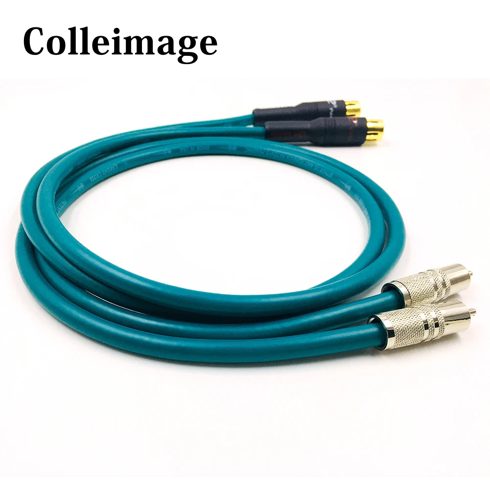 Colleimagge Hifi Cardas 2RCA штекер двойной XLR Женский OFC AUX аудио кабель экранированный для