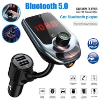 bluetooth 5 0 fm modulator transmitter car kit mp3 modulator player wireless handsfree audio receiver dual usb fast charger 3 1a