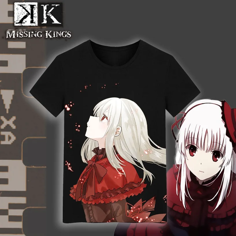 Футболка с изображением Аниме K Исаны Яширо ятогами курого Suoh Mikoto Повседневная