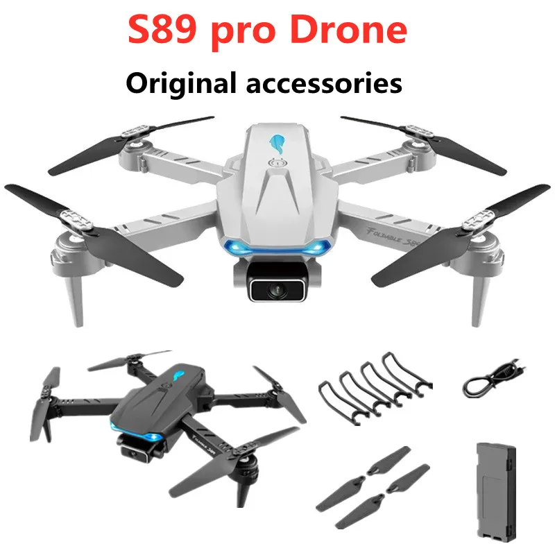 

S89 Drone Original Accessories Parts 3.7v 1800mAh Lithium Battery Propeller Blades spare parts For S89 pro Drone Battery