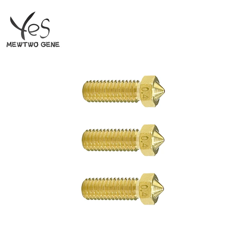 10 шт. детали для 3D-принтера нержавеющая сталь латунь закаленная E3DV6 Vyper Volcano Hotend