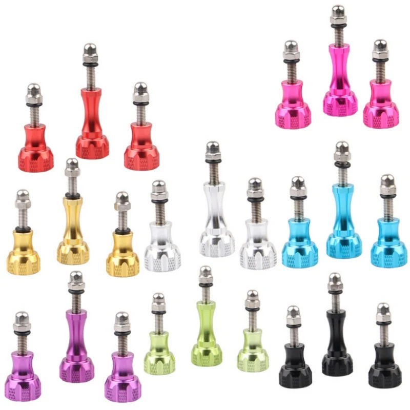 

Aluminum Alloy Bolt Nut Thumb Screws Mount 1x Long 2x Short CNC for GoPro Hero 8 7 5 Black Max for DJI Osmo Camera Action Sjcam