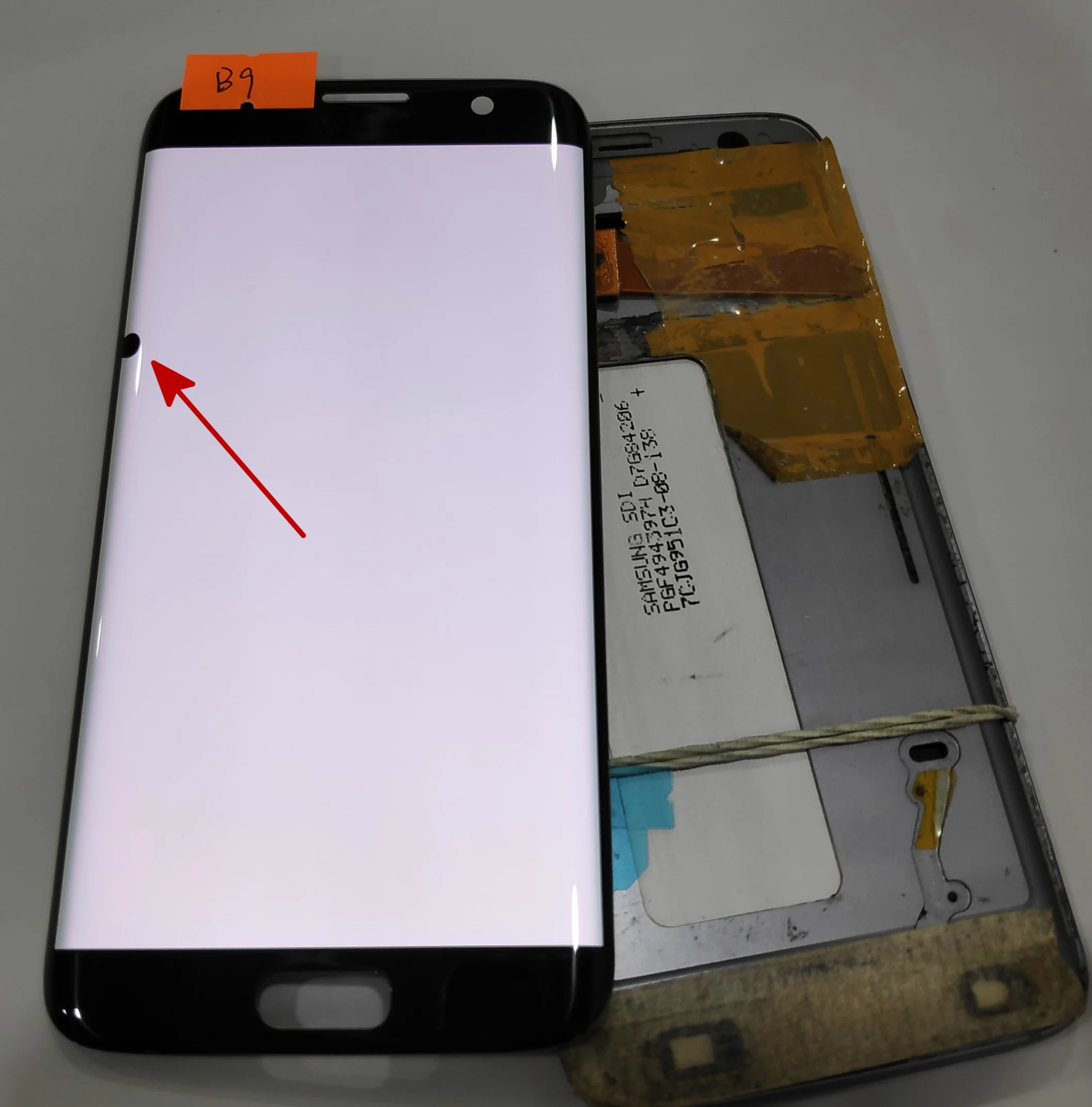 For Samsung Galaxy S7 edge G935F G935A G935FD Defect lcd display with touch screen Digitizer black |