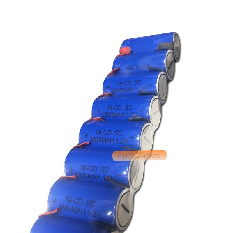 Никель кадмиевые аккумуляторные батарейки 20 шт./лот Sub C SC 1 2 в 1800 мАч|sc 1.2v|rechargeable