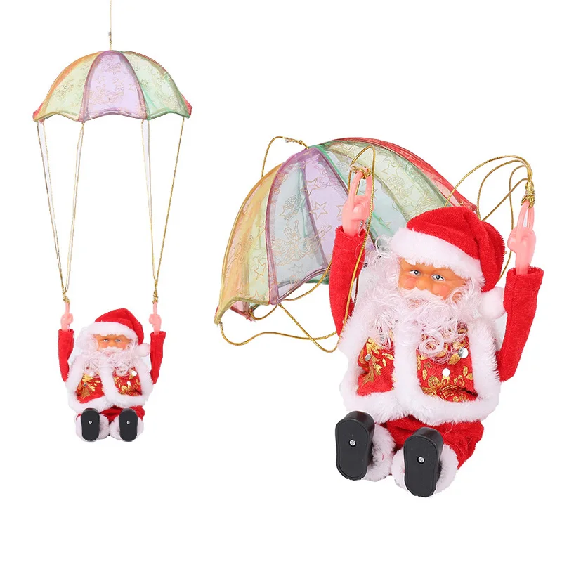 

Игрушка Санта-Клаус, парашют, электрический музыкальный Санта-Клаус, рождественские детские игрушки, подарки
