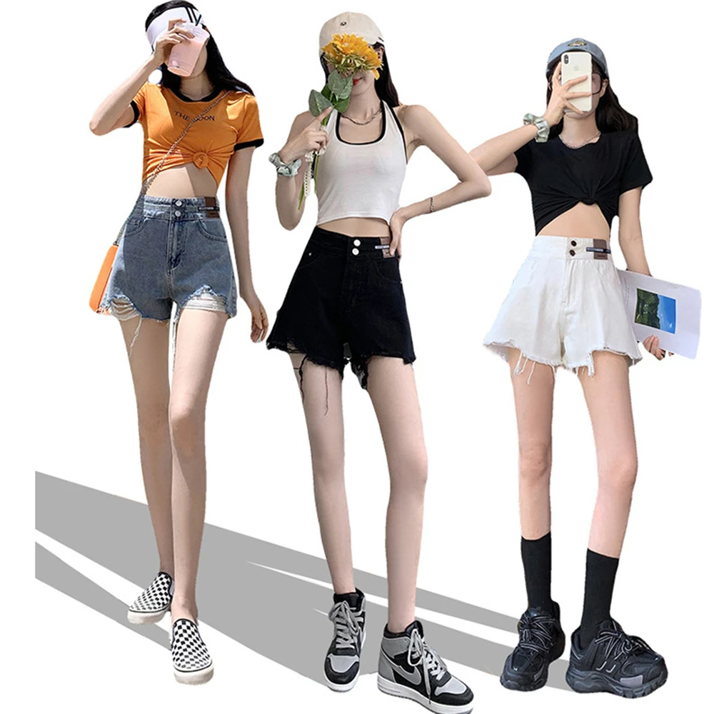 Женская обувь в винтажном стиле С Высокой Талией Модные низ с бахромой рваные