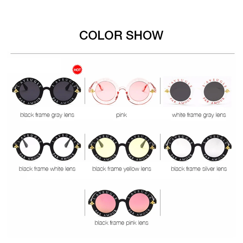 Новые Ретро Круглые Солнцезащитные очки женские брендовые дизайнерские