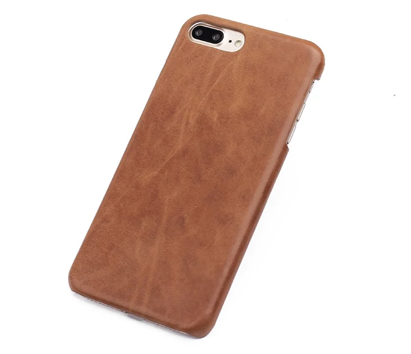 Solque матовый чехол из натуральной кожи для iPhone 7, 8, 6, 6S Plus, 7 Plus, 8 Plus, роскошный Ультратонкий жесткий чехол для сотового телефона, s